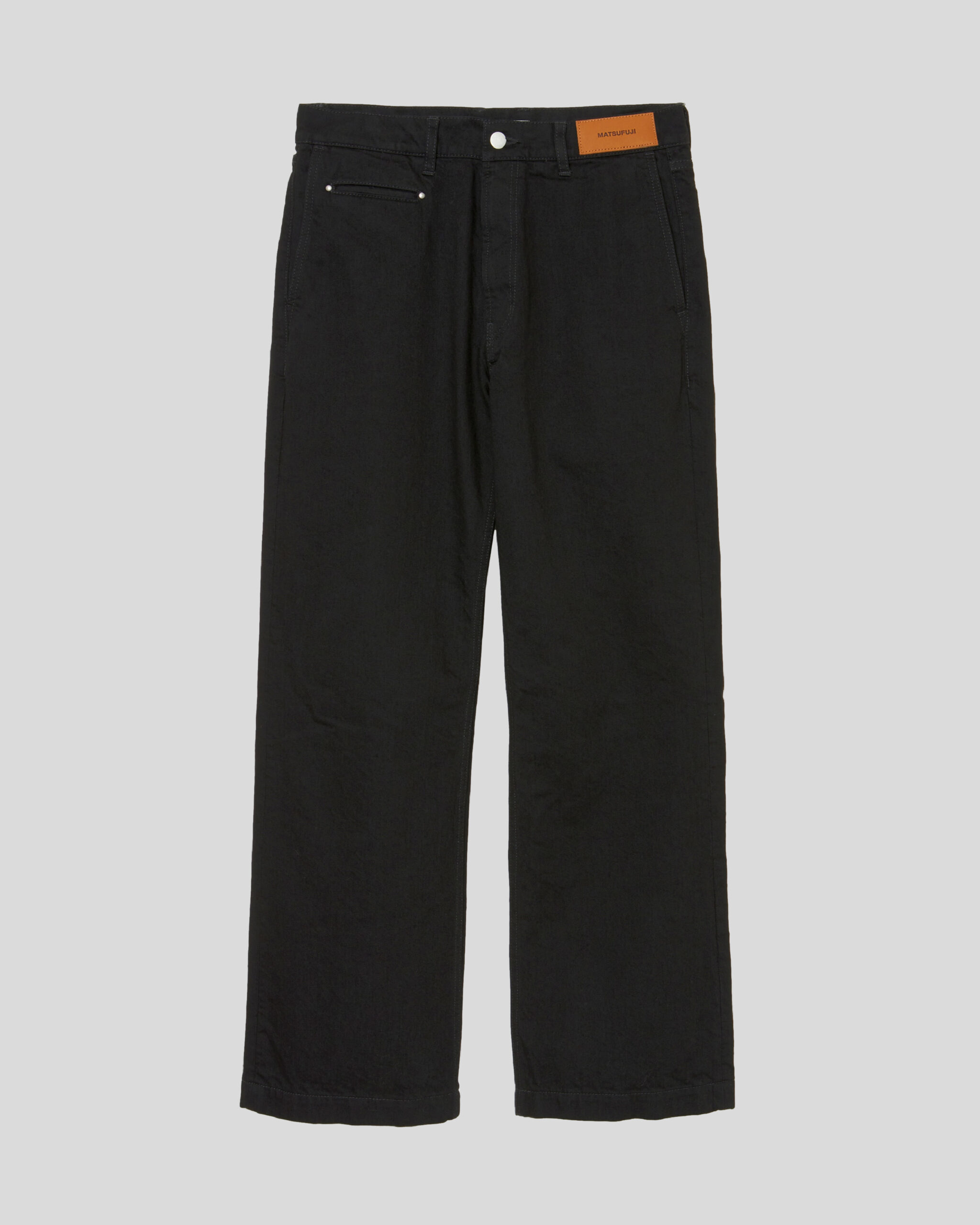 Wide Denim Trousers — MATSUFUJI